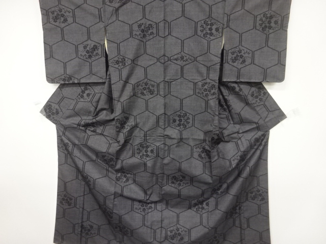 JAPANESE KIMONO / DORO OSHIMA TSUMUGI (5 maruki)